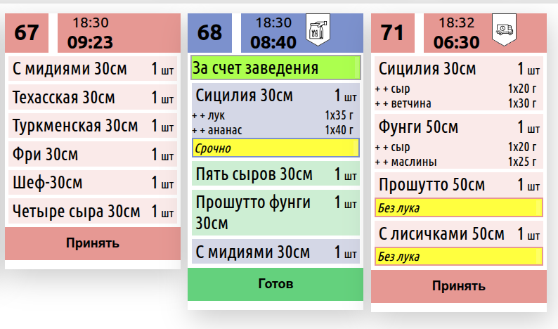 Внешний вид карточек 1